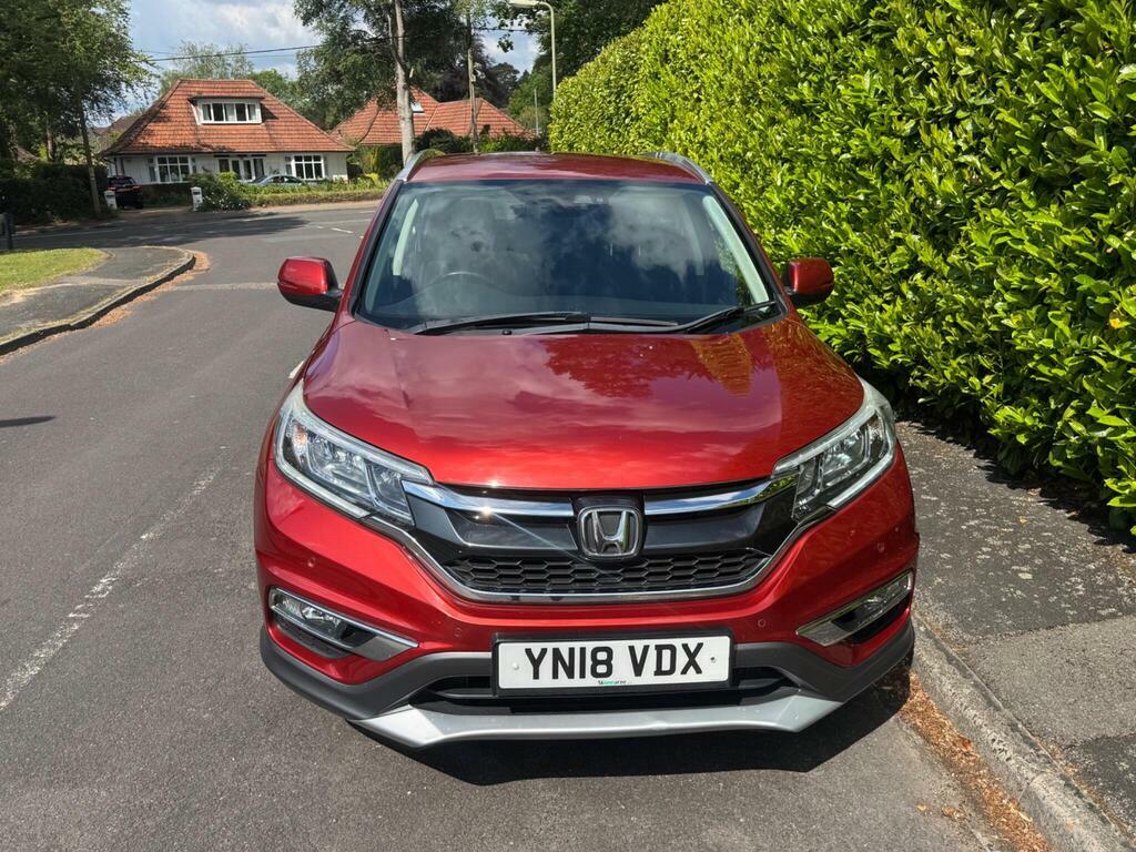 Honda Cr-V 1.6 I-dtec Se Plus Navi 4Wd Euro 6 S S YN18VDX Red #4