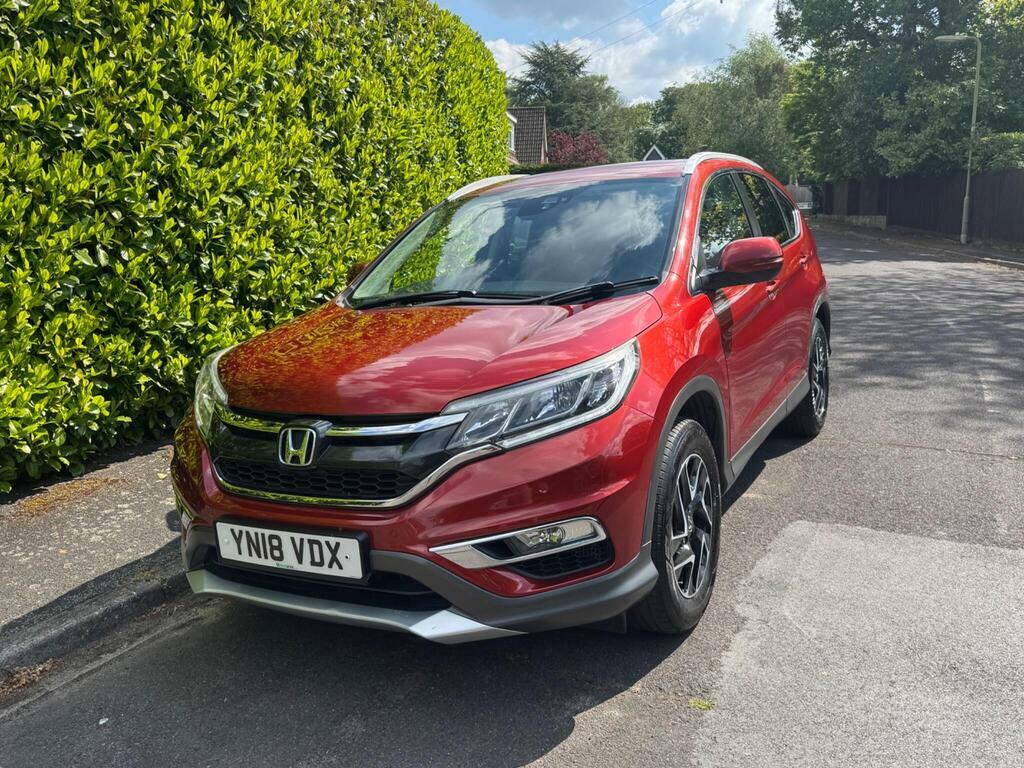 Honda Cr-V 1.6 I-dtec Se Plus Navi 4Wd Euro 6 S S YN18VDX Red #6