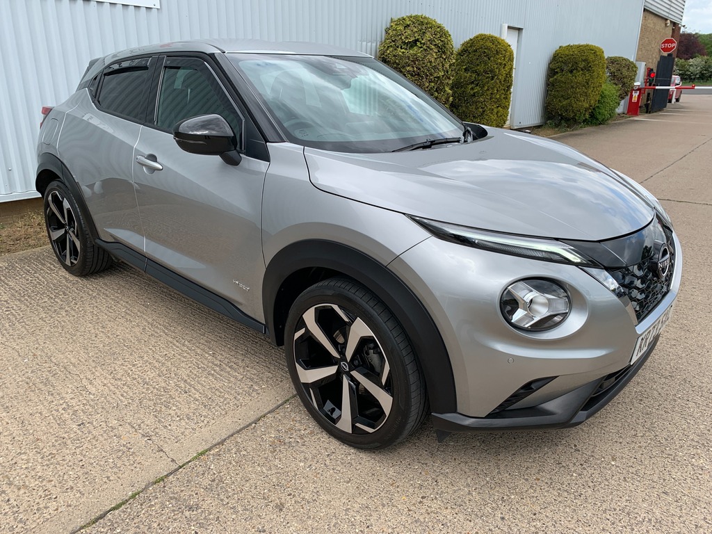 Nissan Juke 1.6 Tekna Suv Hybrid Euro 6 143 P KR73SXL Silver #5