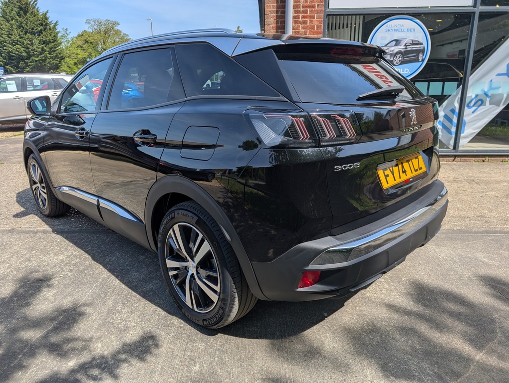 Peugeot 3008 1.6 14.2Kwh Allure Suv Plug-in Hybrid E FY74TLZ Black #3