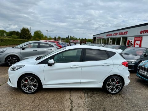 Ford Fiesta 1.0T Ecoboost St-line YE68DLT White #4