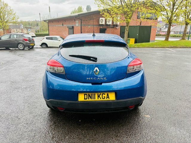 Renault Megane 2011 1.6 16V Dynamique Tomtom Coupe Man DN11KGA Blue #4