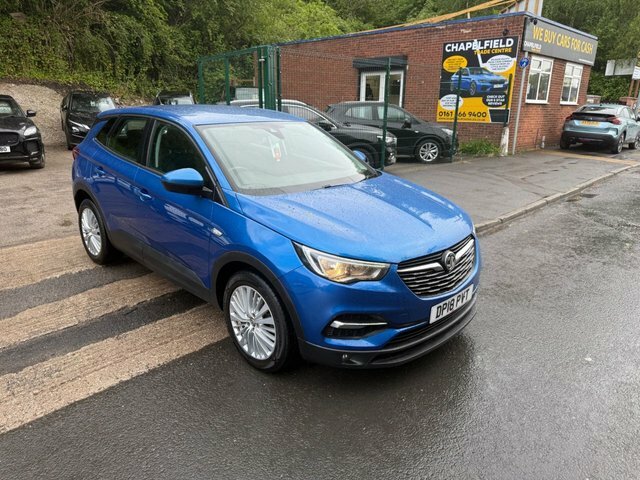 Vauxhall Grandland X 2018 1.2 Turbo Se Suv Euro 6 S Blue