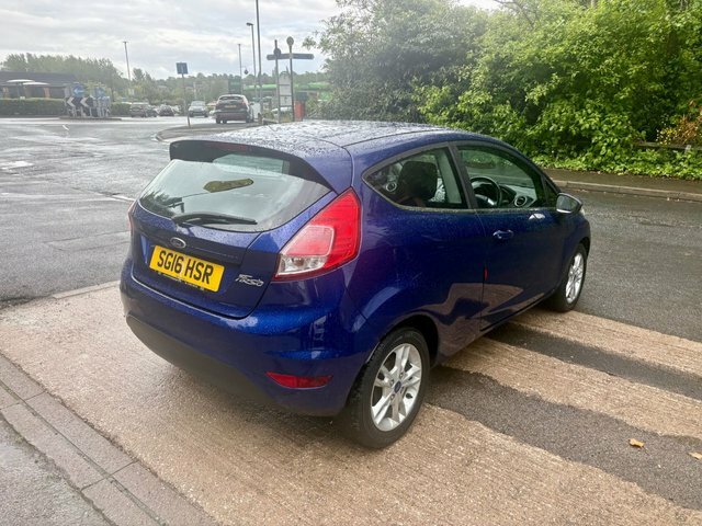 Ford Fiesta 2016 1.25 Zetec Hatchback Euro 6 SG16HSR Blue #3
