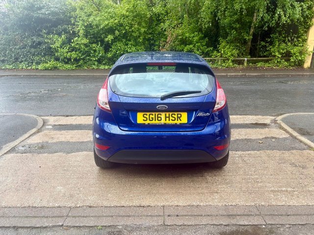 Ford Fiesta 2016 1.25 Zetec Hatchback Euro 6 SG16HSR Blue #4
