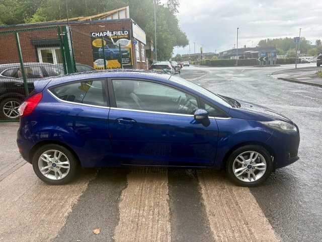 Ford Fiesta 2016 1.25 Zetec Hatchback Euro 6 SG16HSR Blue #2
