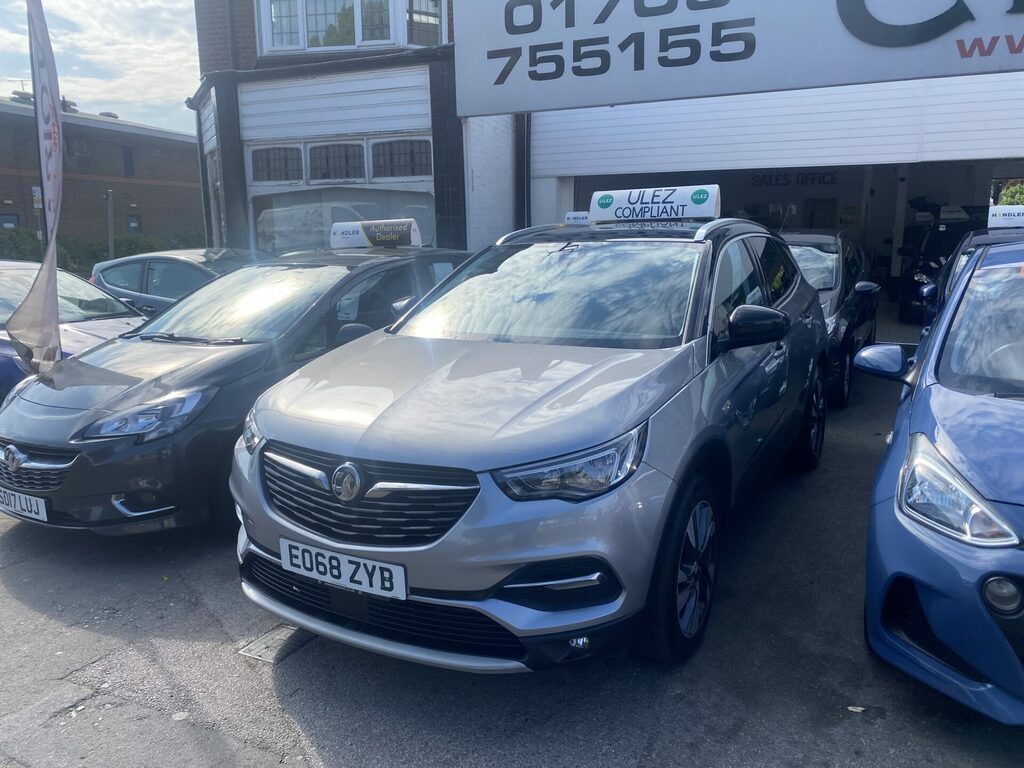 Vauxhall Grandland X 1.2 Turbo Sport Nav Euro 6 S S Grey