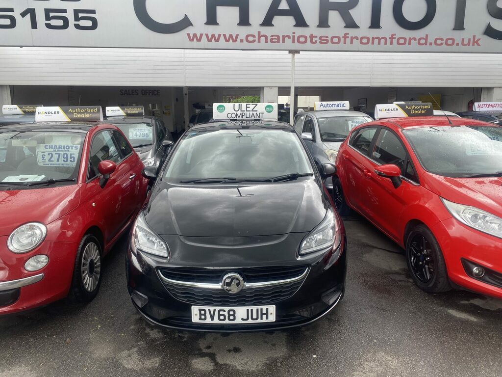 Vauxhall Corsa 1.4I Ecotec Sport Euro 6 BV68JUH Black #2