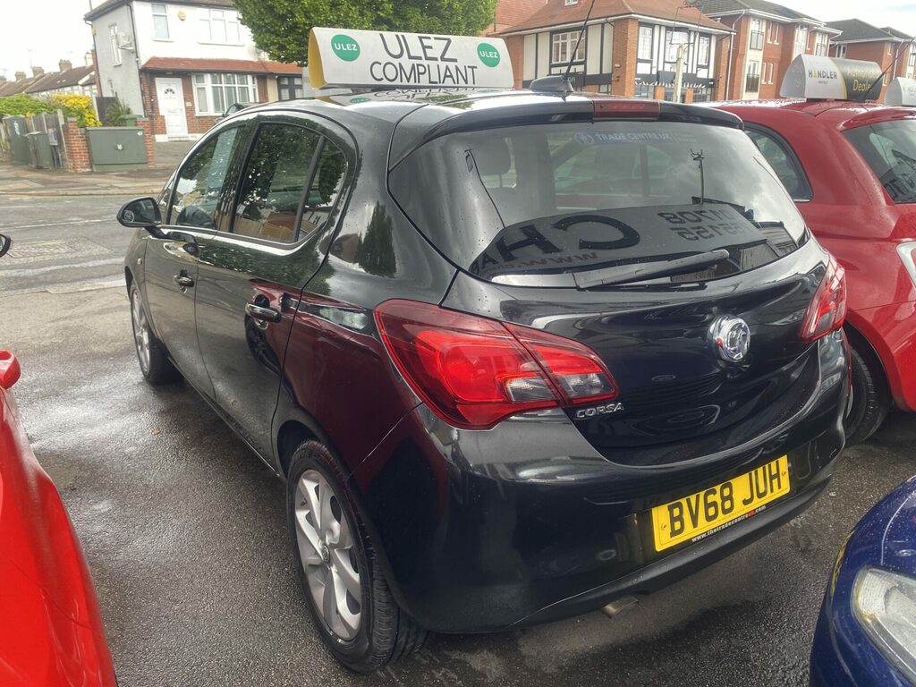 Vauxhall Corsa 1.4I Ecotec Sport Euro 6 BV68JUH Black #3