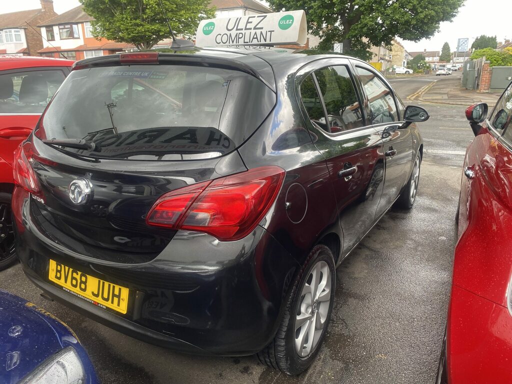 Vauxhall Corsa 1.4I Ecotec Sport Euro 6 BV68JUH Black #4