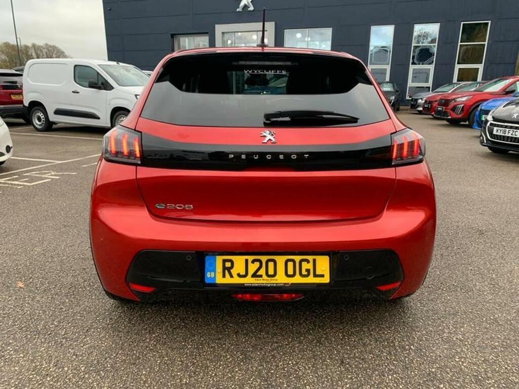 Peugeot e-208 E-208 50Kwh Allure RJ20OGL Red #6