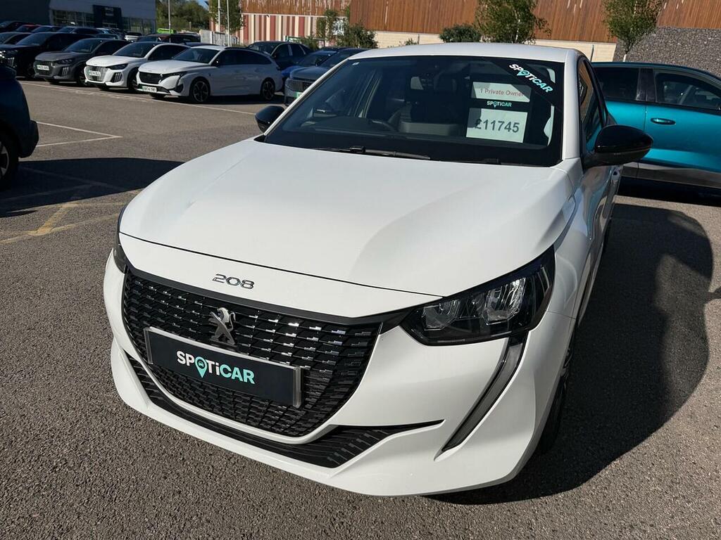 Peugeot 208 208 1.2 Puretech Active Premium Euro 6 Ss KM23UXN White #2