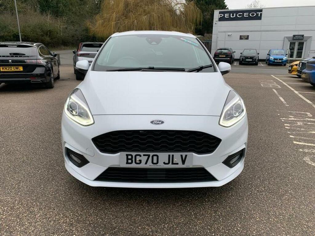 Ford Fiesta 1.0T Ecoboost Mhev St-line Edition Euro 6 Ss BG70JLV White #2