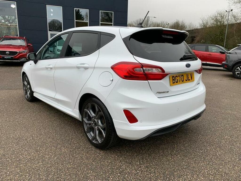 Ford Fiesta 1.0T Ecoboost Mhev St-line Edition Euro 6 Ss BG70JLV White #4