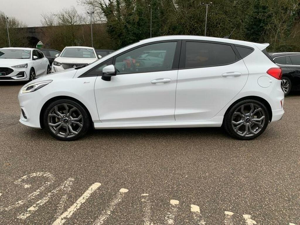 Ford Fiesta 1.0T Ecoboost Mhev St-line Edition Euro 6 Ss BG70JLV White #5