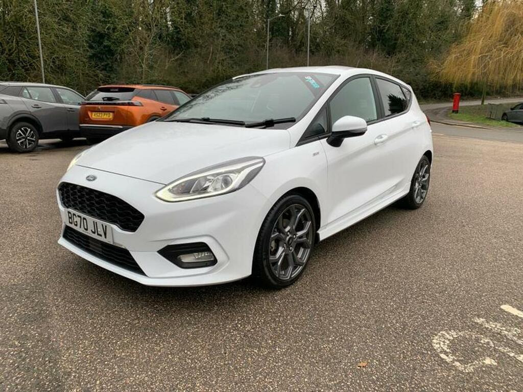 Ford Fiesta 1.0T Ecoboost Mhev St-line Edition Euro 6 Ss BG70JLV White #3