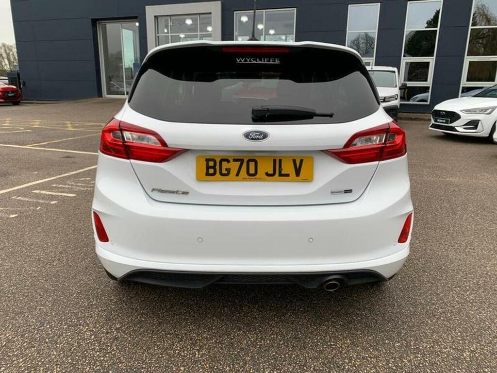 Ford Fiesta 1.0T Ecoboost Mhev St-line Edition Euro 6 Ss BG70JLV White #6