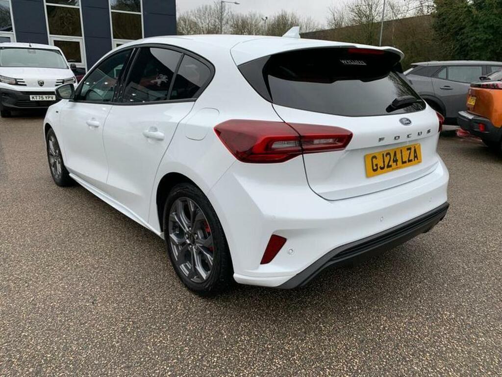 Ford Focus Focus 1.0T Ecoboost Mhev St-line Dct Euro 6 Ss GJ24LZA White #4