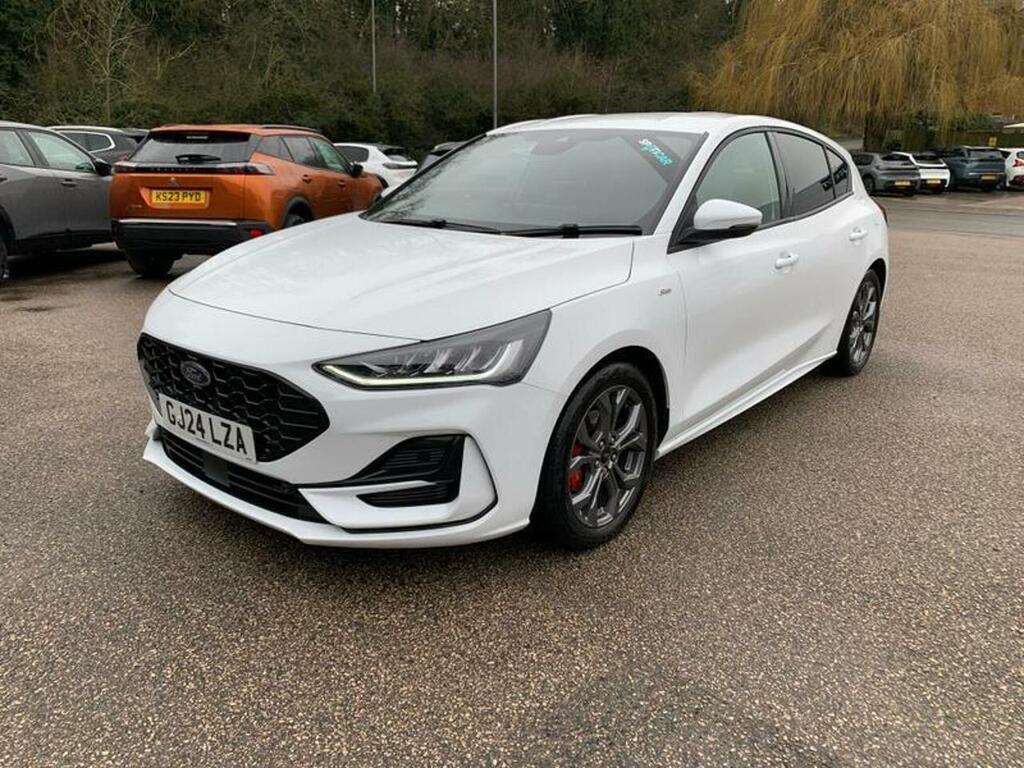 Ford Focus Focus 1.0T Ecoboost Mhev St-line Dct Euro 6 Ss GJ24LZA White #3