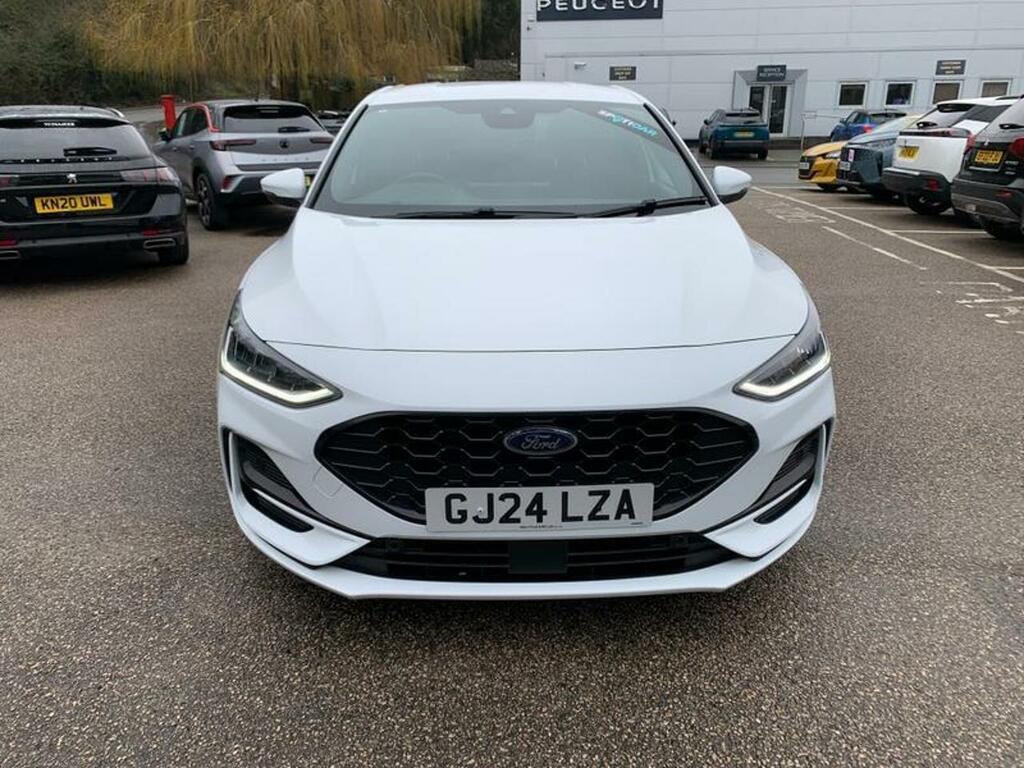 Ford Focus Focus 1.0T Ecoboost Mhev St-line Dct Euro 6 Ss GJ24LZA White #2