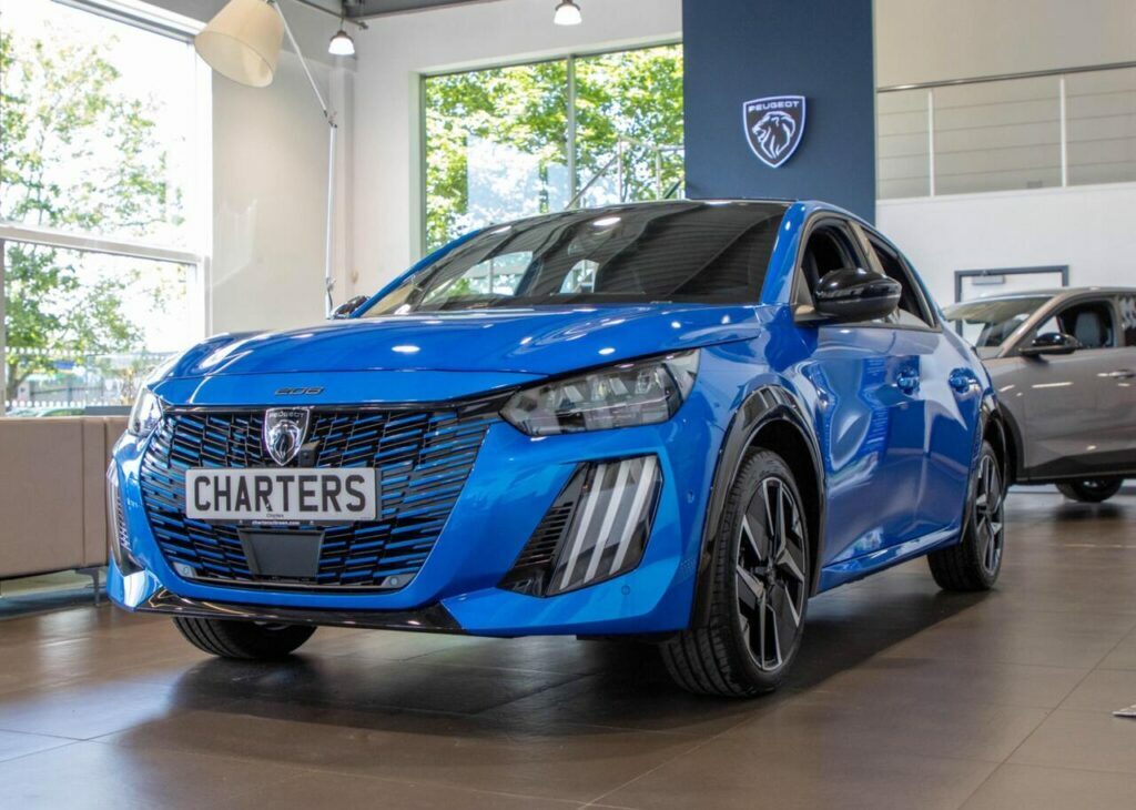 Peugeot e-208 Hatchback Blue #2