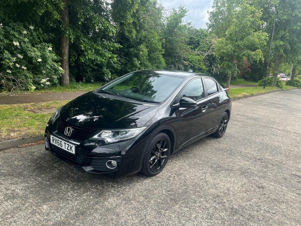 Honda Civic 1.8 I-vtec Se Plus Navi Euro 6 S S Black