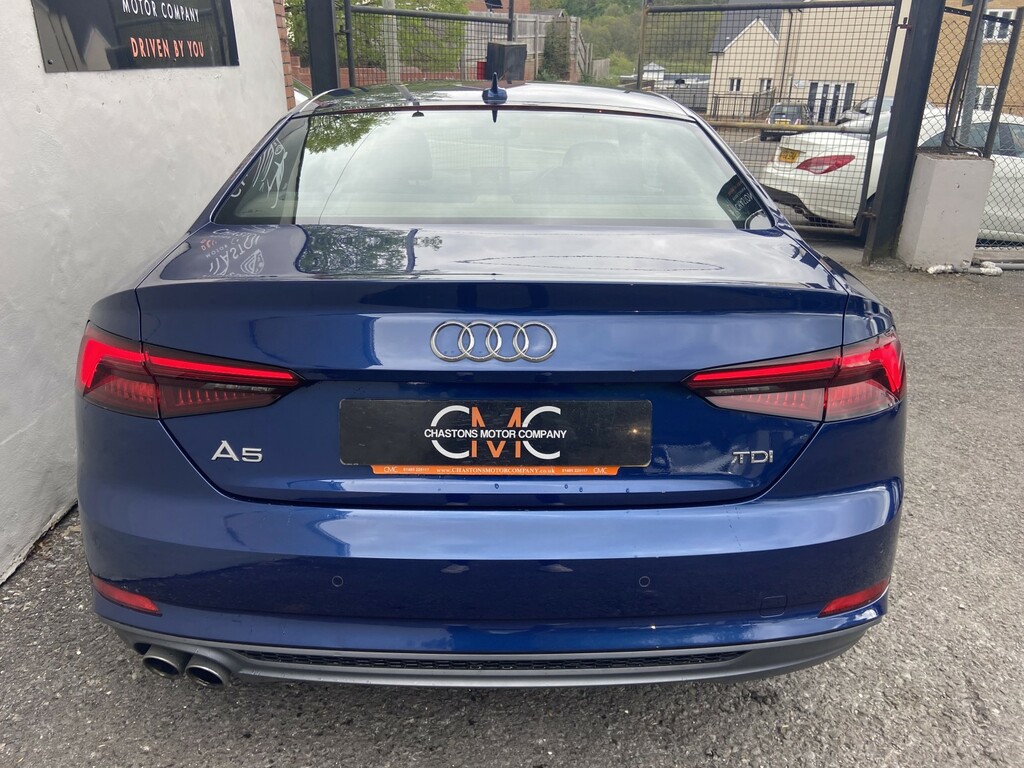 Audi A5 Coupe 2.0 Tdi S Line 190Ps 2018 CP18SWF Blue #3