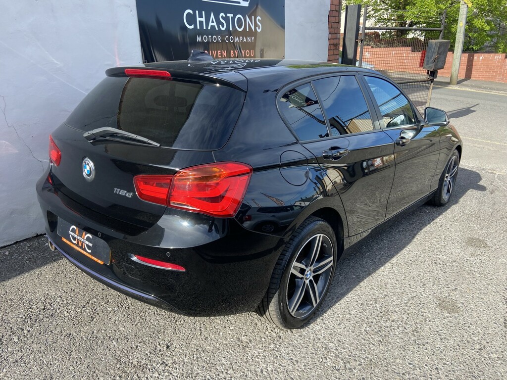 BMW 1 Series Hatchback 2.0 118D Sport 5-Door 2017 SW17XZS Black #3