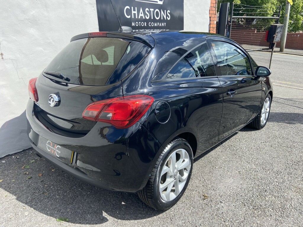 Vauxhall Corsa Hatchback 1.4 I Ecotec Sport 2019 DT19FAA Black #3