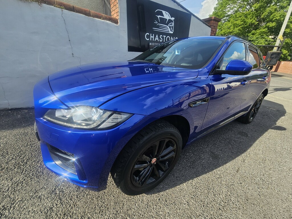 Jaguar F-Pace Suv 2.0 D240 R-sport 2020 NU20EYG Blue #2