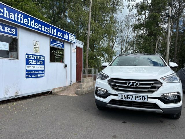 Hyundai Santa Fe 2.2 Crdi Blue Drive Premium Se Suv Manu White
