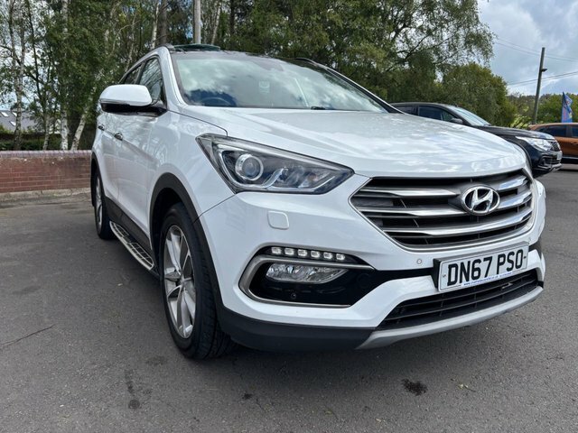 Hyundai Santa Fe 2.2 Crdi Blue Drive Premium Se Suv Manu DN67PSO White #2