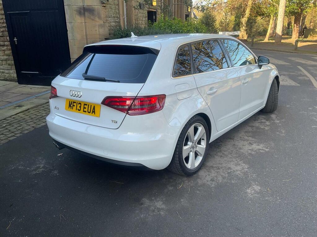 Audi A3 2.0 Tdi Sport Sportback Euro 5 Ss MF13EUA White #2