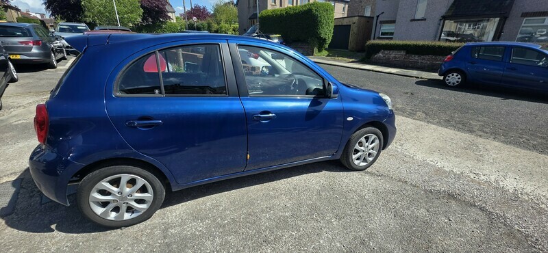 Nissan Micra Acenta 35 A Year YH14YLO Blue #5