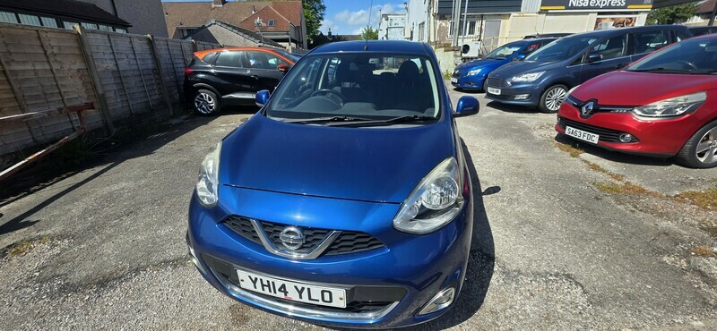 Nissan Micra Acenta 35 A Year YH14YLO Blue #2