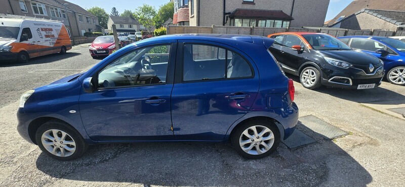 Nissan Micra Acenta 35 A Year YH14YLO Blue #4