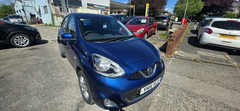 Nissan Micra Acenta 35 A Year YH14YLO Blue #3