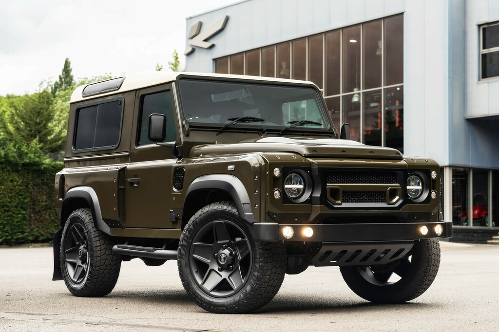Land Rover Defender 90 2.2 Tdci Xs Station Wagon Double Cab Ma Green