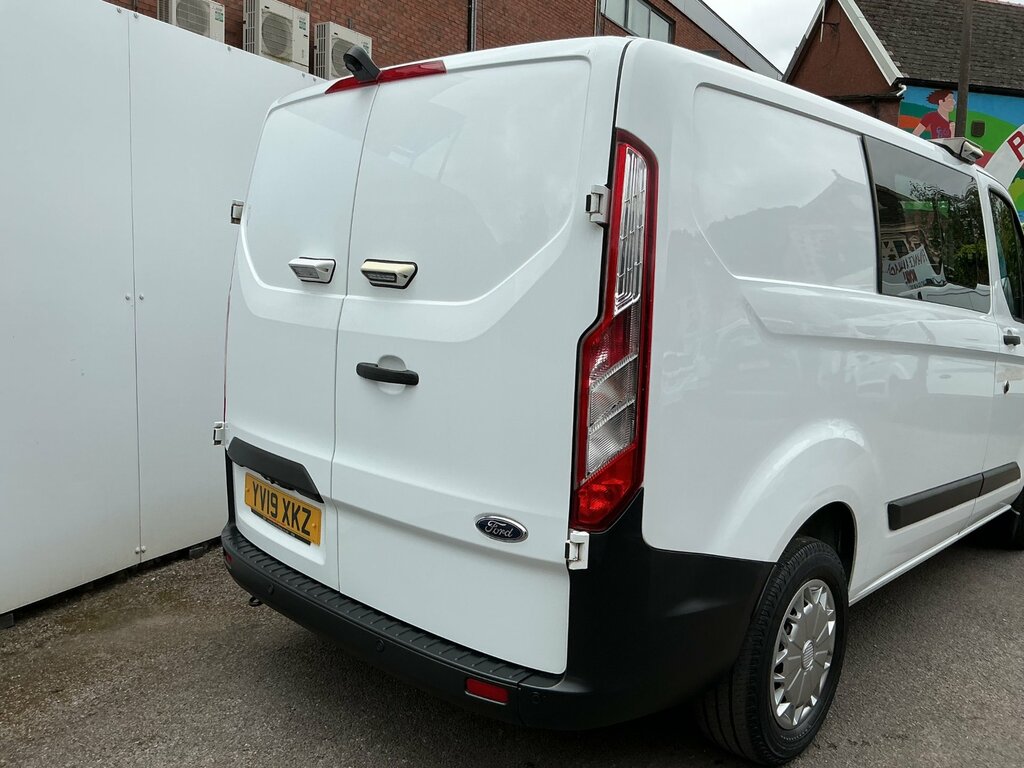 Ford Transit Custom 2.0 320 Ecoblue Crew Van Double Cab Man YV19XKZ White #6