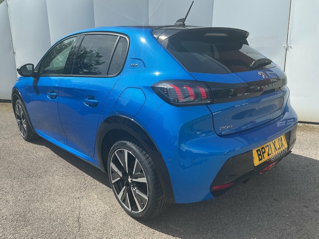 Peugeot 208 1.2 Puretech Gt Hatchback Euro 6 BP21XJX Blue #6