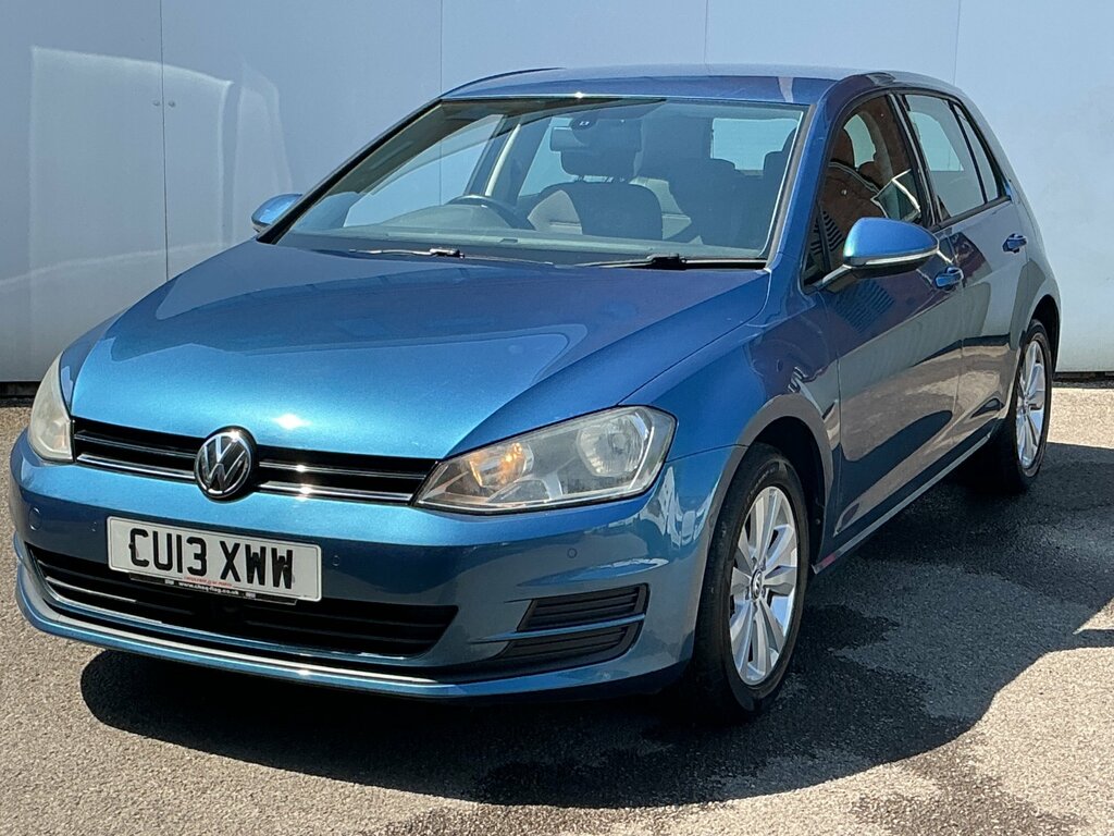 Volkswagen Golf 2.0 Tdi Bluemotion Tech Se Hatchback Ds CU13XWW Blue #2
