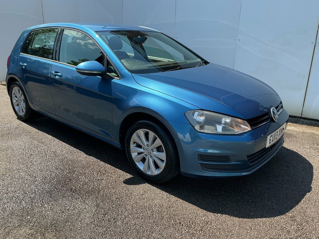 Volkswagen Golf 2.0 Tdi Bluemotion Tech Se Hatchback Ds CU13XWW Blue #3