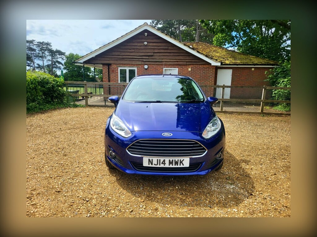 Ford Fiesta 1.25 Zetec Hatchback Euro 5 82 NJ14MWK Blue #2