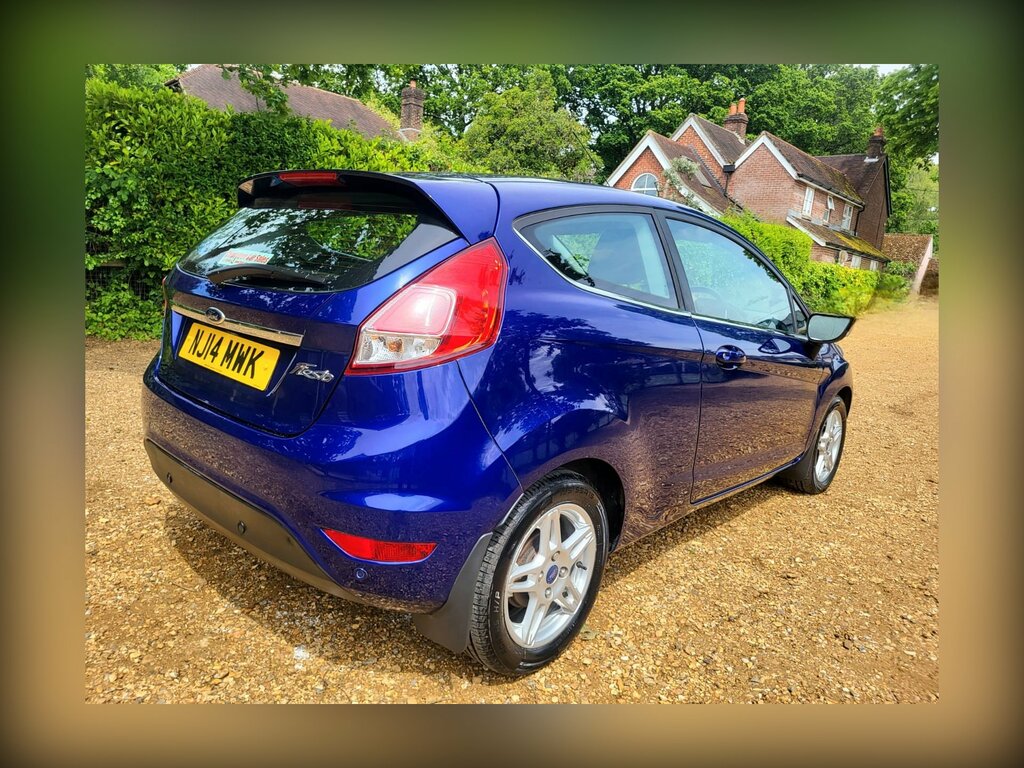 Ford Fiesta 1.25 Zetec Hatchback Euro 5 82 NJ14MWK Blue #6