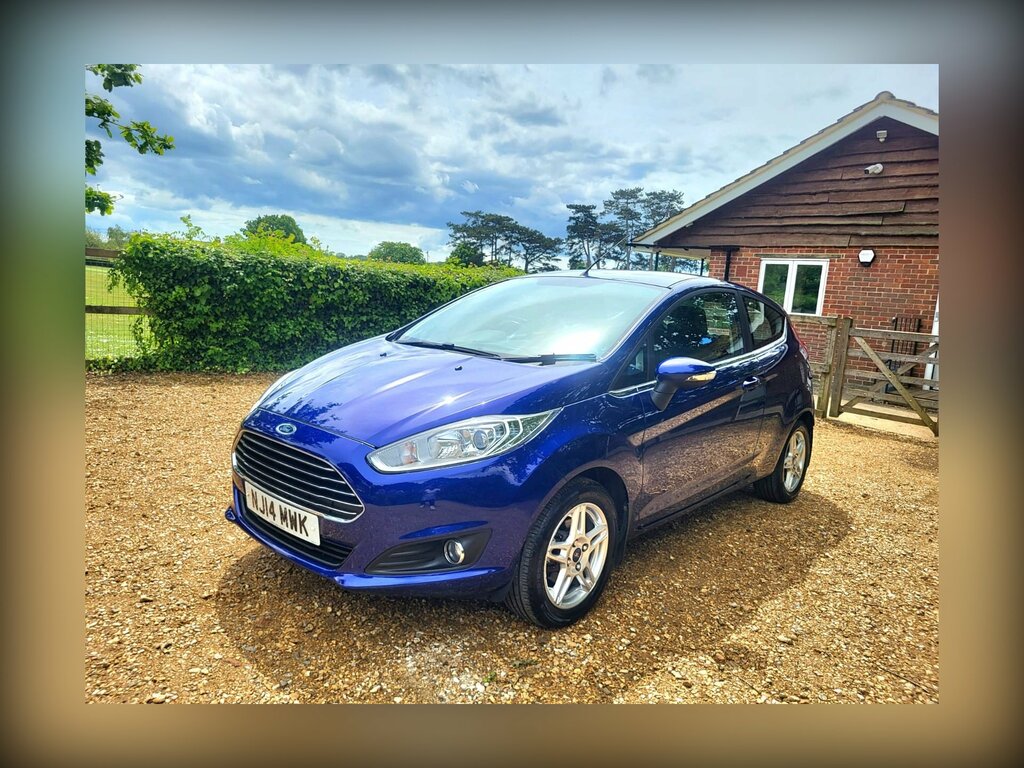 Ford Fiesta 1.25 Zetec Hatchback Euro 5 82 NJ14MWK Blue #3