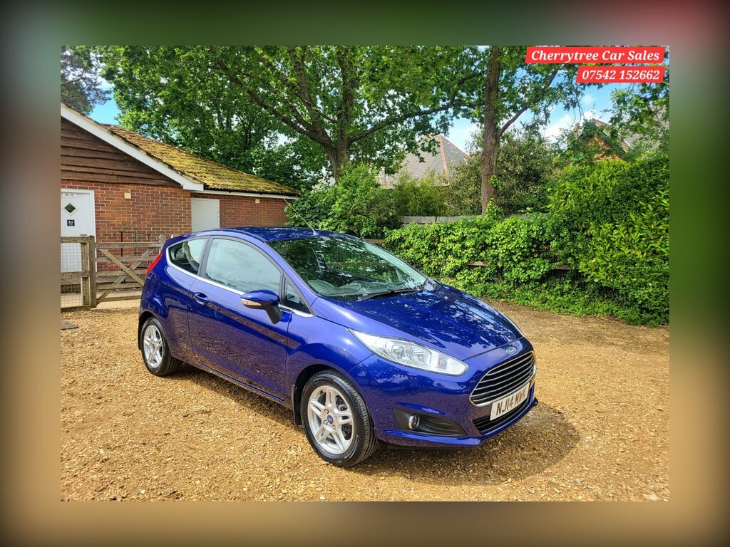Ford Fiesta 1.25 Zetec Hatchback Euro 5 82 Blue