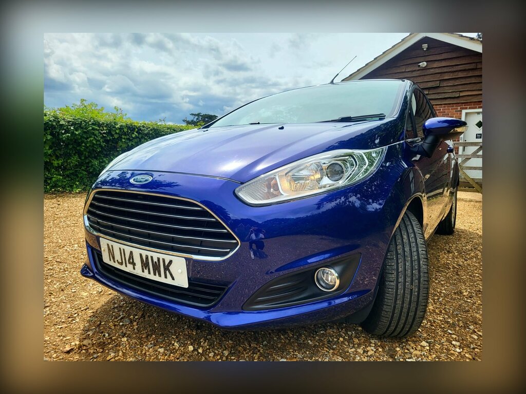 Ford Fiesta 1.25 Zetec Hatchback Euro 5 82 NJ14MWK Blue #4