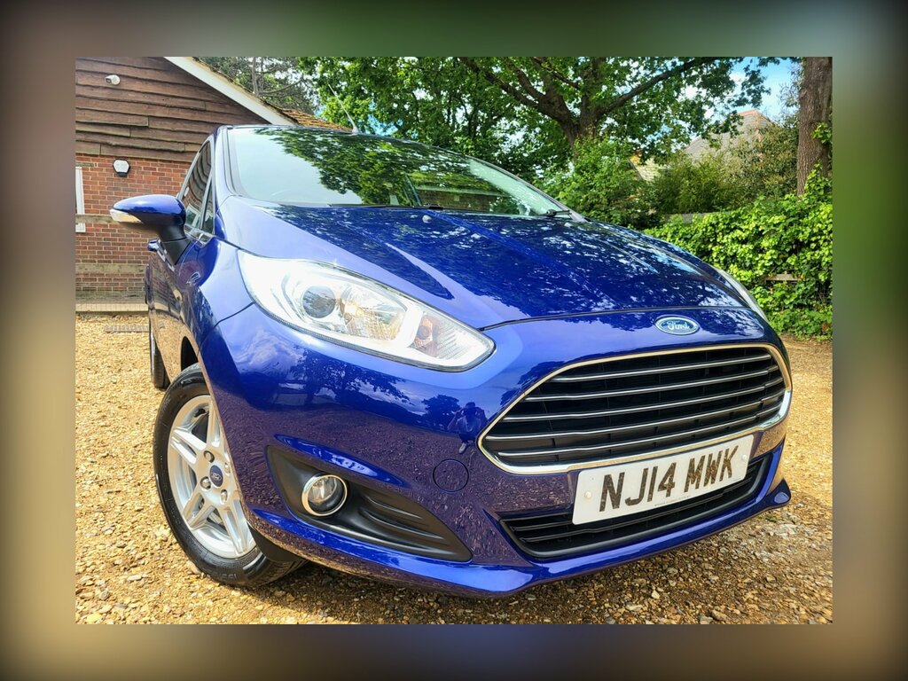 Ford Fiesta 1.25 Zetec Hatchback Euro 5 82 NJ14MWK Blue #5