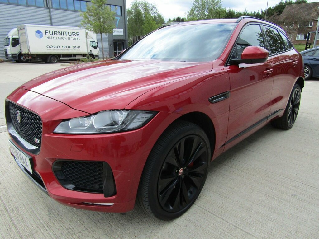 Jaguar F-Pace 3.0 D300 V6 S Awd Euro 6 Ss KT18HAA Red #4