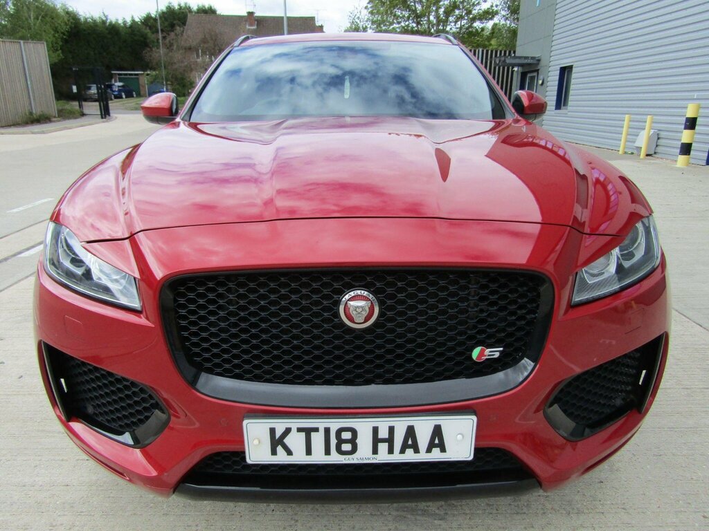 Jaguar F-Pace 3.0 D300 V6 S Awd Euro 6 Ss KT18HAA Red #3